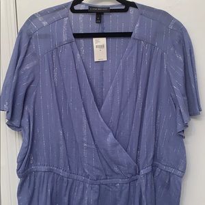Sz 20 faux wrap shirt